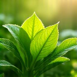 Vibrant leaves symbolizing energy