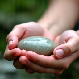 Calm person meditating representing stress resilience